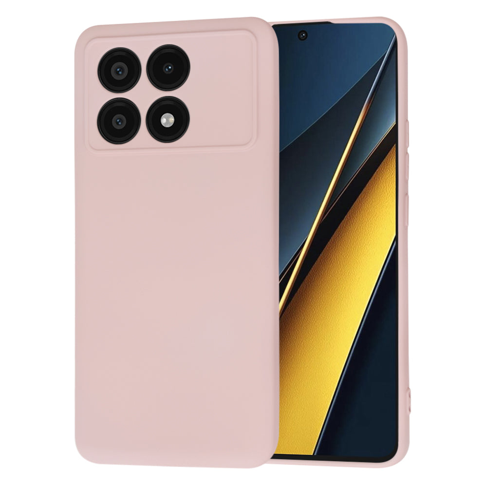 Husa de protectie Techsuit SoftFlex compatibil cu Xiaomi Poco X6 Pro, Roz Sand