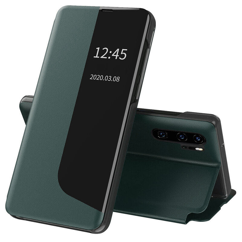Husa de protectie Techsuit eFold Series compatibil cu Huawei P30 Pro / P30 Pro New Edition, Verde Inchis
