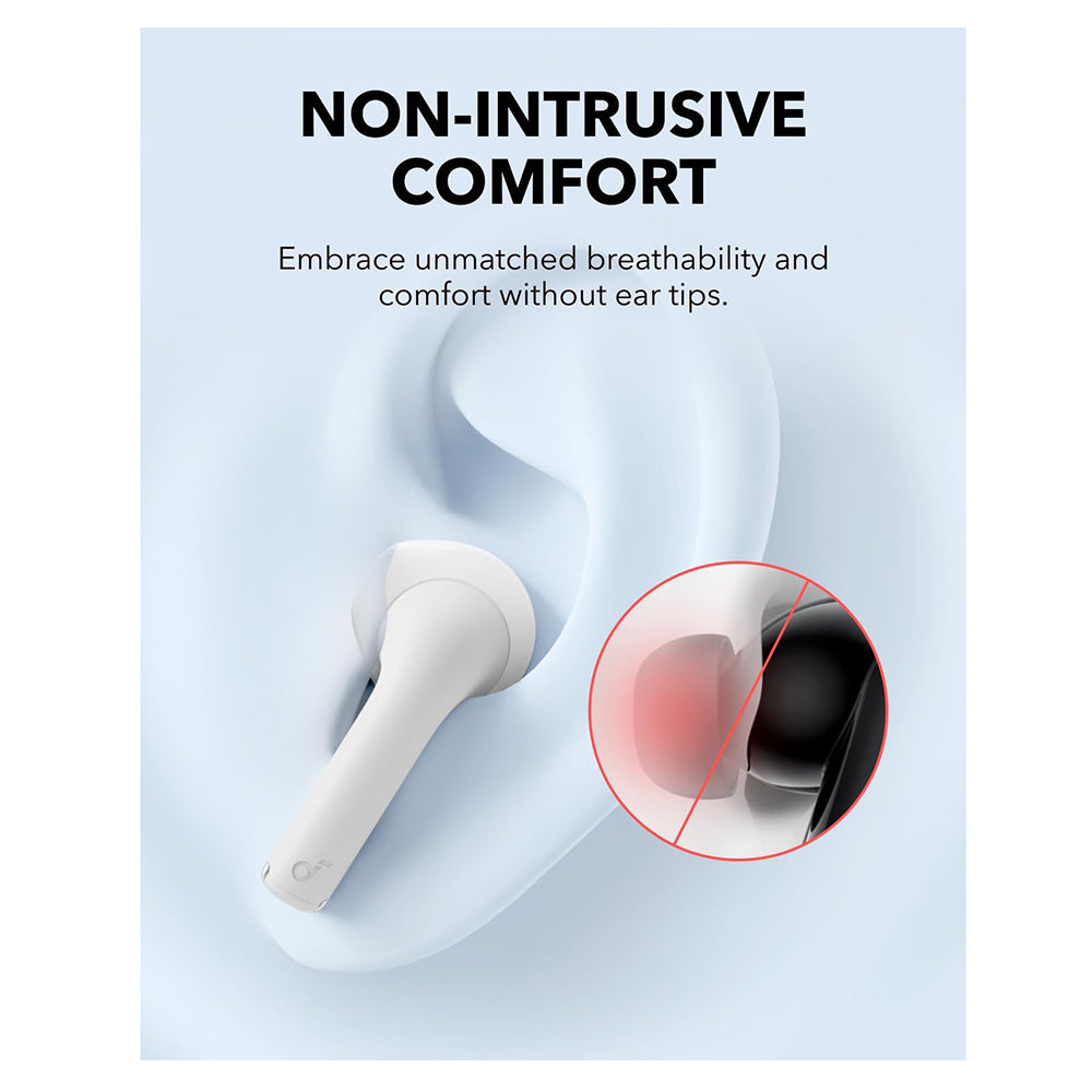 Casti Anker SoundCore K20i (A3994G21), Bluetooth 5.3, Noise Cancellation, Alb