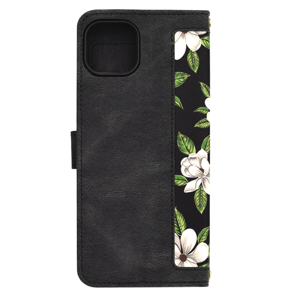 Husa de protectie Techsuit FlipCraft compatibil cu iPhone 15 Plus, Flowers of the Dawn