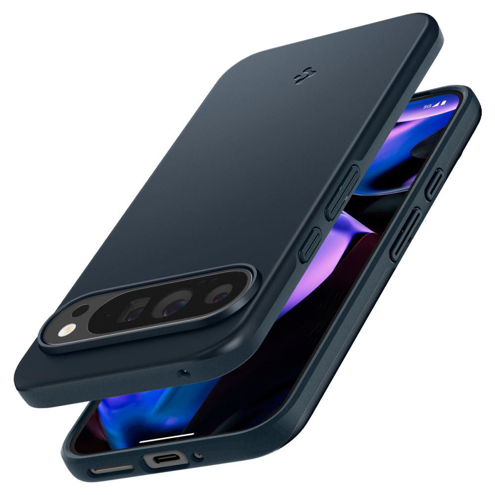 Husa de protectie Spigen Thin Fit (ACS07732) compatibil cu Google Pixel 9 Pro XL, Metal Slate