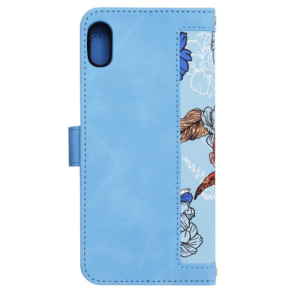 Husa de protectie Techsuit FlipCraft compatibil cu iPhone XS Max, Vibrant Blue