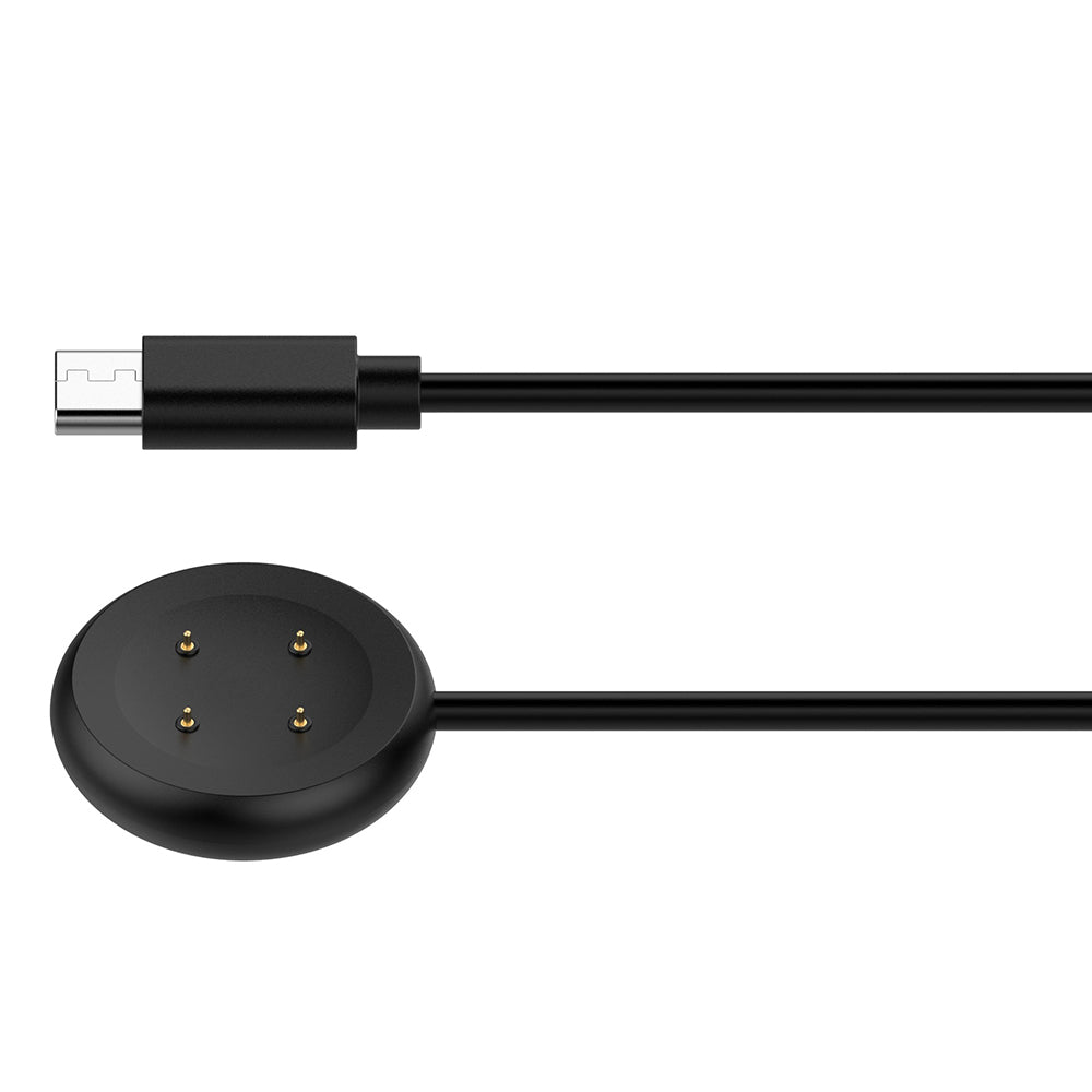Incarcator Techsuit SmartWatch Wireless Charging Cable (THC5), for Google Pixel Watch 3 (41mm, 45mm) / 2 / Fitbit Ace LTE, Type-C, Negru