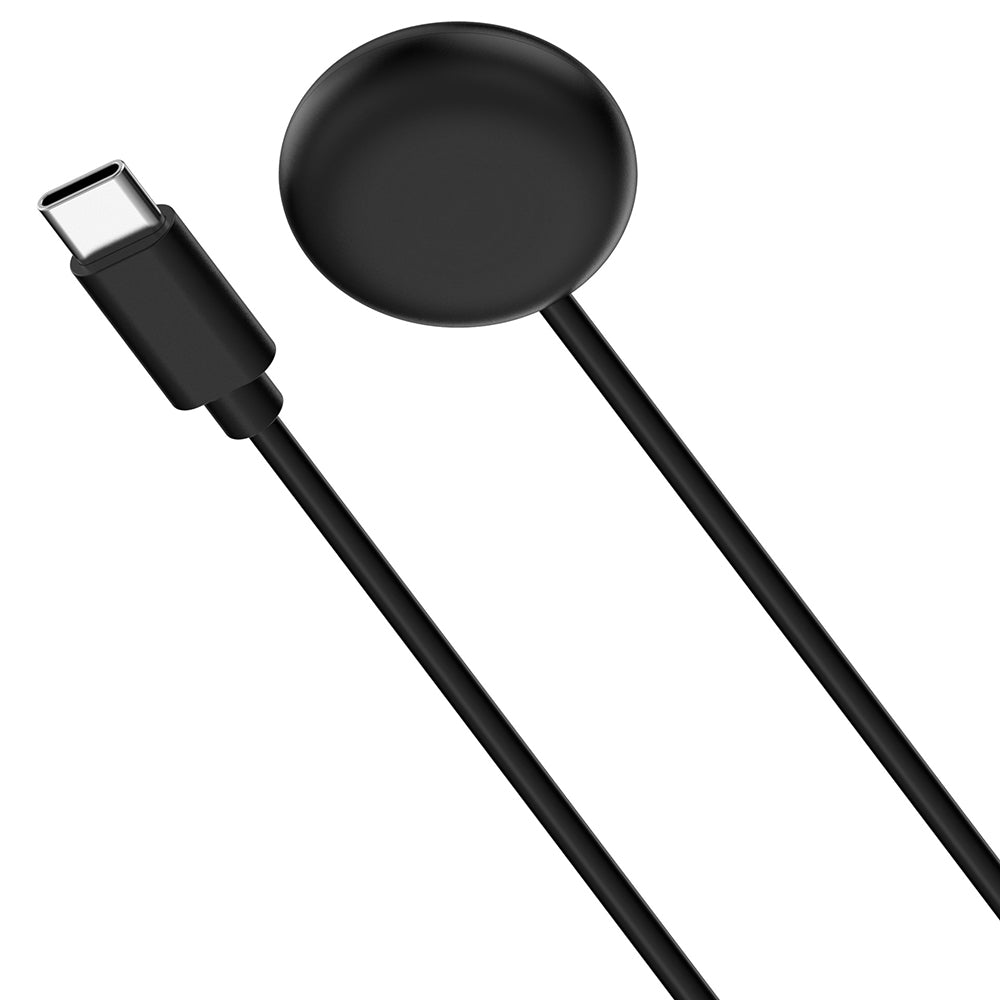 Incarcator Techsuit SmartWatch Wireless Charging Cable (THC5), for Google Pixel Watch 3 (41mm, 45mm) / 2 / Fitbit Ace LTE, Type-C, Negru