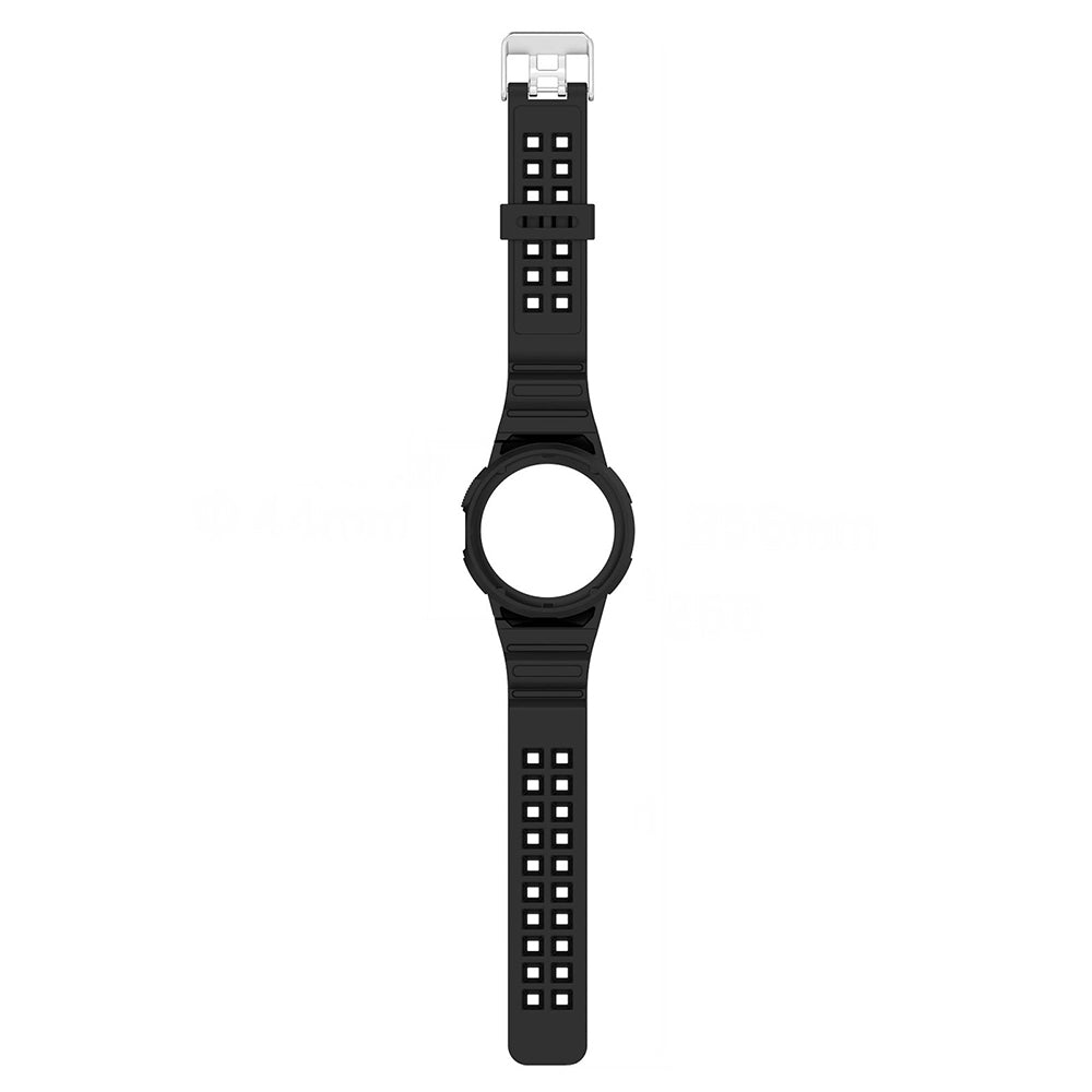 Curea smartwatch Techsuit Watchband (W065) compatibil cu Google Pixel Watch / Watch 2 / Watch 3 / Watch 4 41mm, Negru