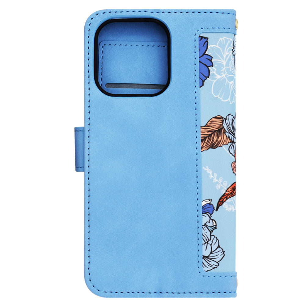 Husa de protectie Techsuit FlipCraft compatibil cu iPhone 15 Pro, Vibrant Blue
