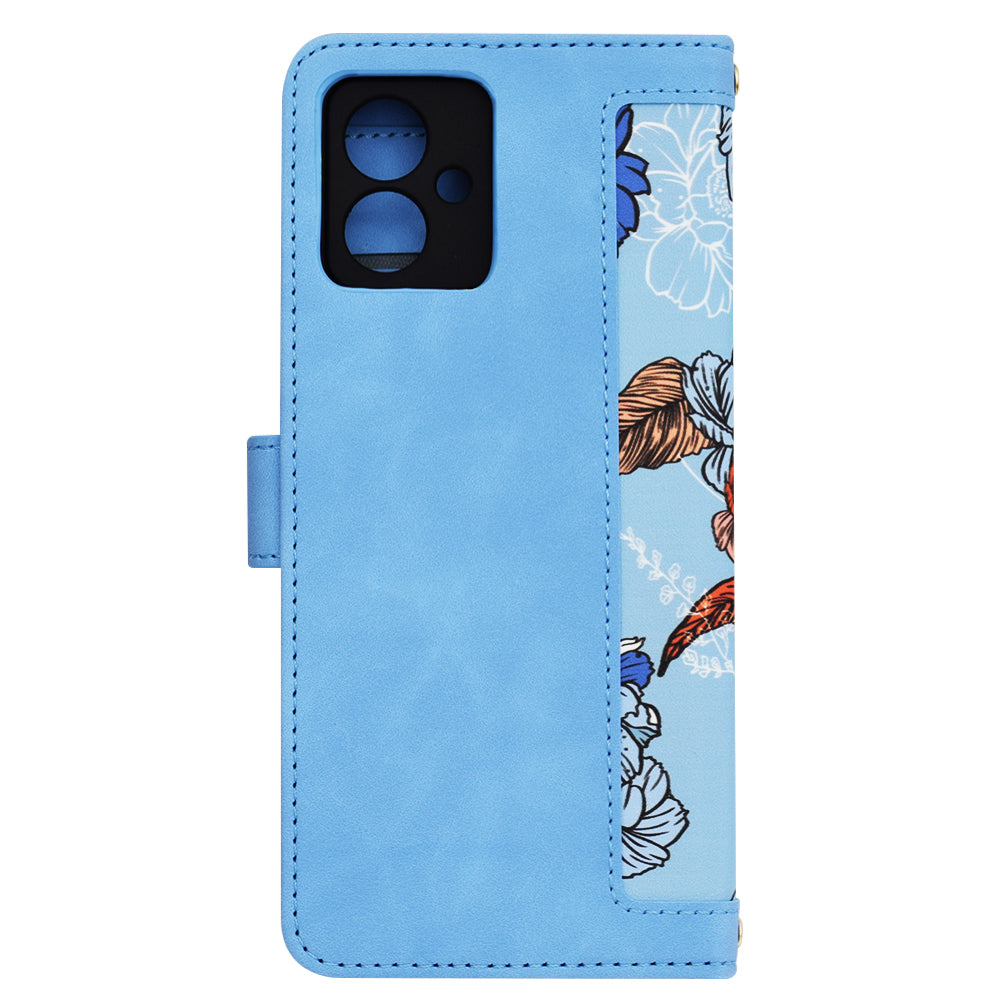 Husa de protectie Techsuit FlipCraft compatibil cu Motorola Moto G14, Vibrant Blue