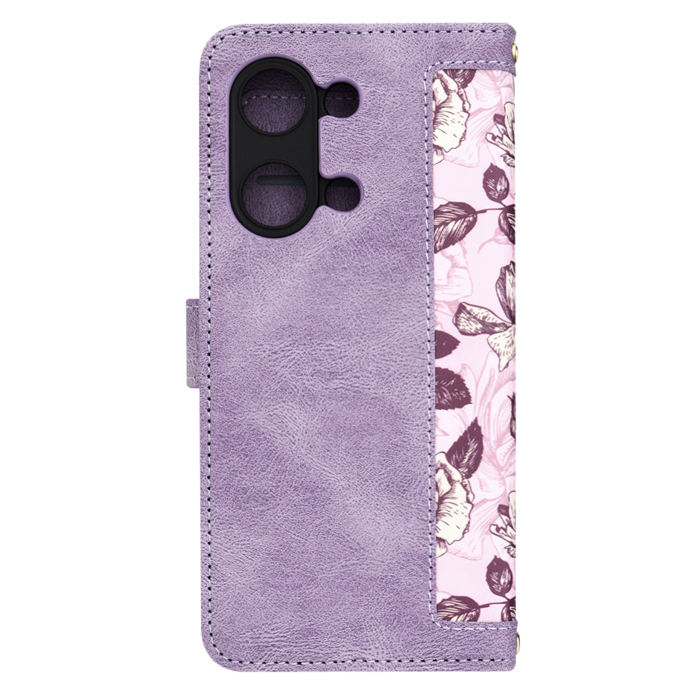 Husa de protectie Techsuit FlipCraft compatibil cu OnePlus Nord 3, Mysterious Purple