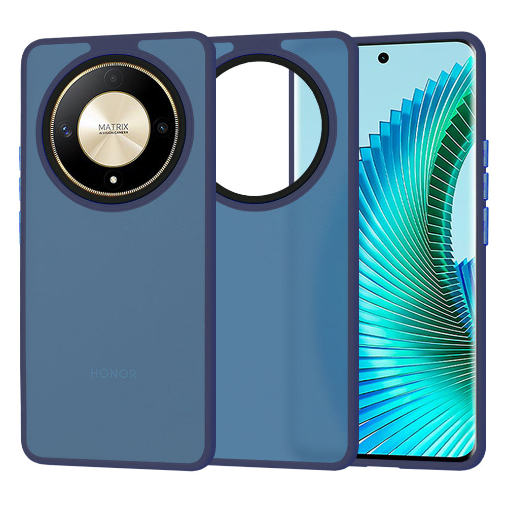 Husa de protectie Techsuit HaloFrost Series compatibil cu Honor Magic6 Lite, Albastru Inchis