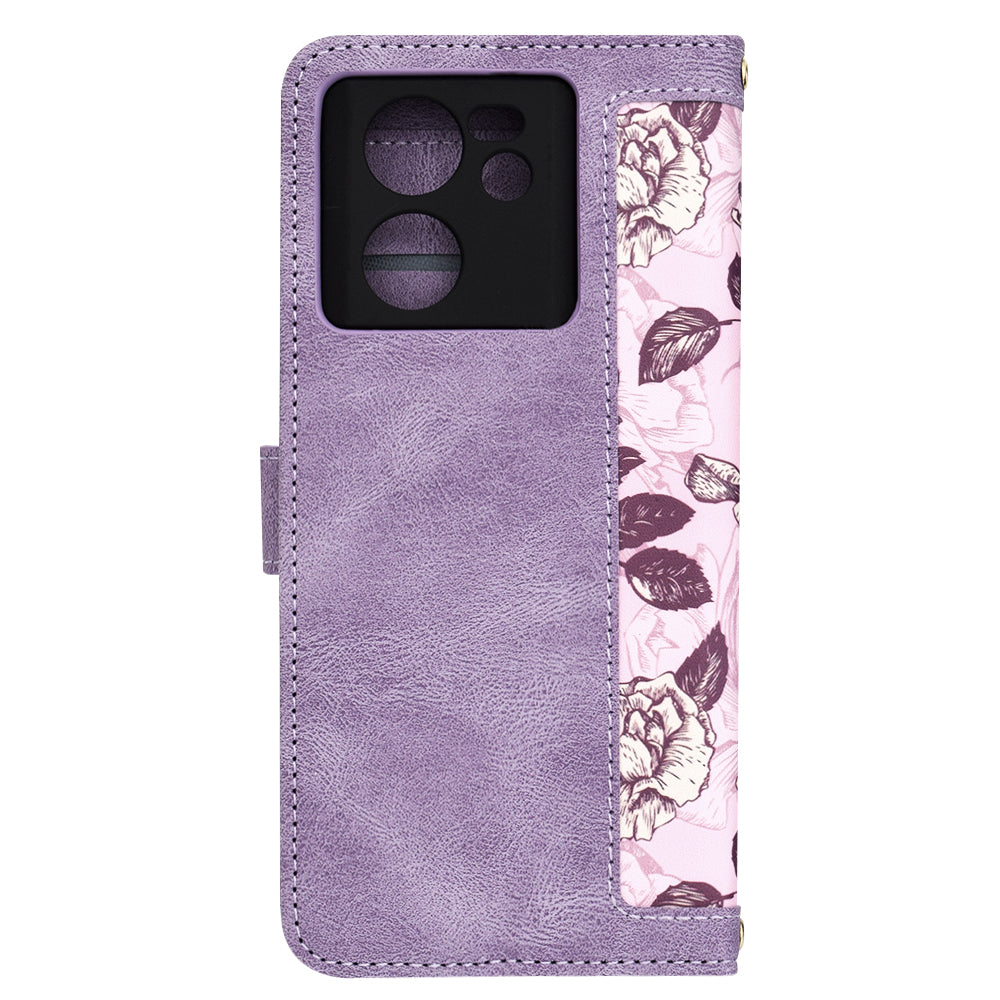 Husa de protectie Techsuit FlipCraft compatibil cu Xiaomi 13T / 13T Pro, Mysterious Purple