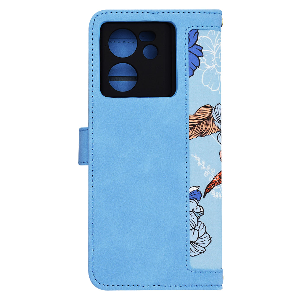 Husa de protectie Techsuit FlipCraft compatibil cu Xiaomi 13T / 13T Pro, Vibrant Blue
