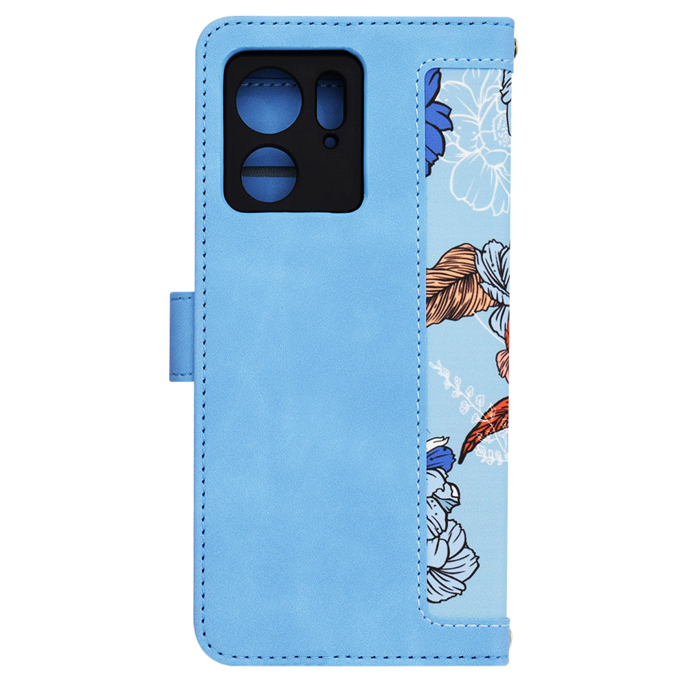 Husa de protectie Techsuit FlipCraft compatibil cu Motorola Edge 40 / Edge (2023), Vibrant Blue