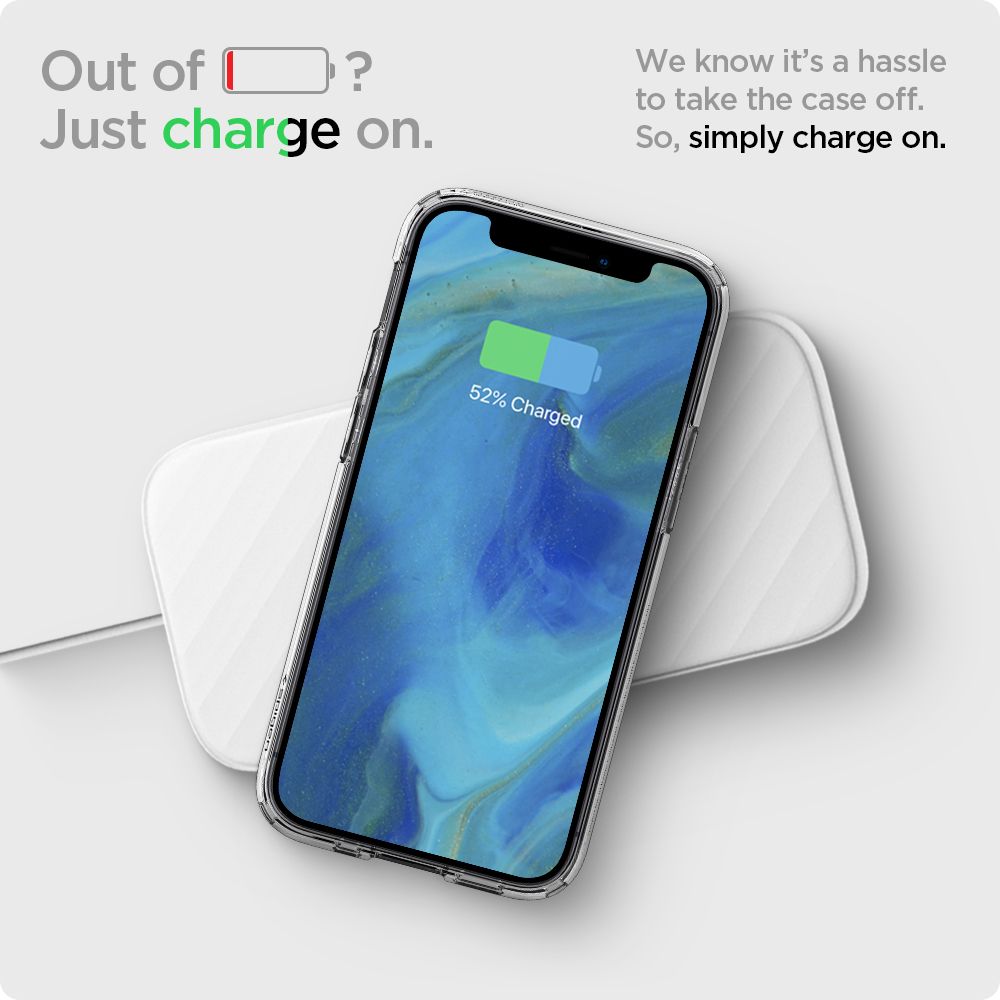 Husa de protectie Spigen Ultra Hybrid (ACS01702) compatibil cu iPhone 12 / iPhone 12 Pro, Transparent