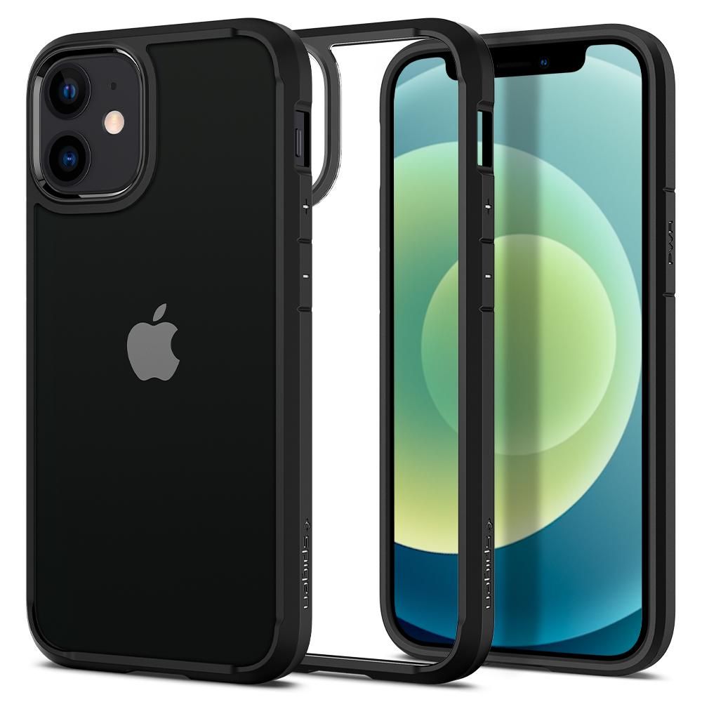 Husa de protectie Spigen Ultra Hybrid (ACS01703) compatibil cu iPhone 12 / iPhone 12 Pro, Negru