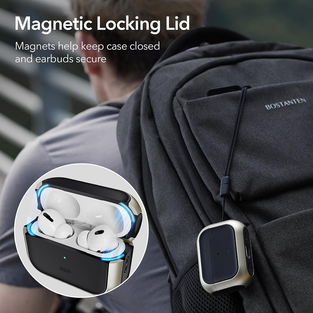 Casti ESR Orbit Hybrid HaloLock, Apple AirPods 4, Roz