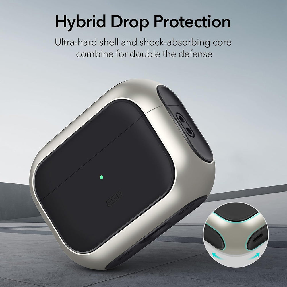 Casti ESR Orbit Hybrid HaloLock, Apple AirPods 4, Albastru