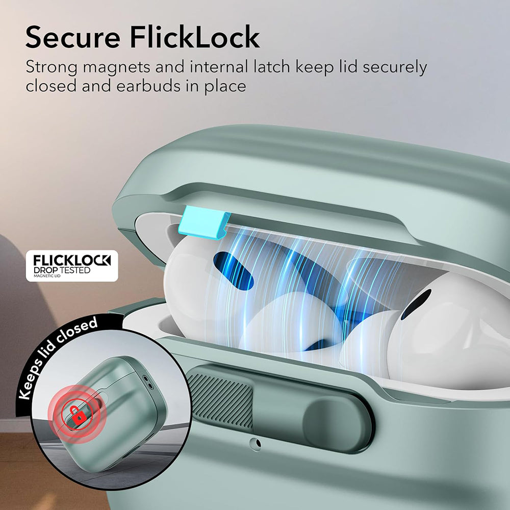 Casti ESR Pulse Magnetic HaloLock, Apple AirPods 4, Verde
