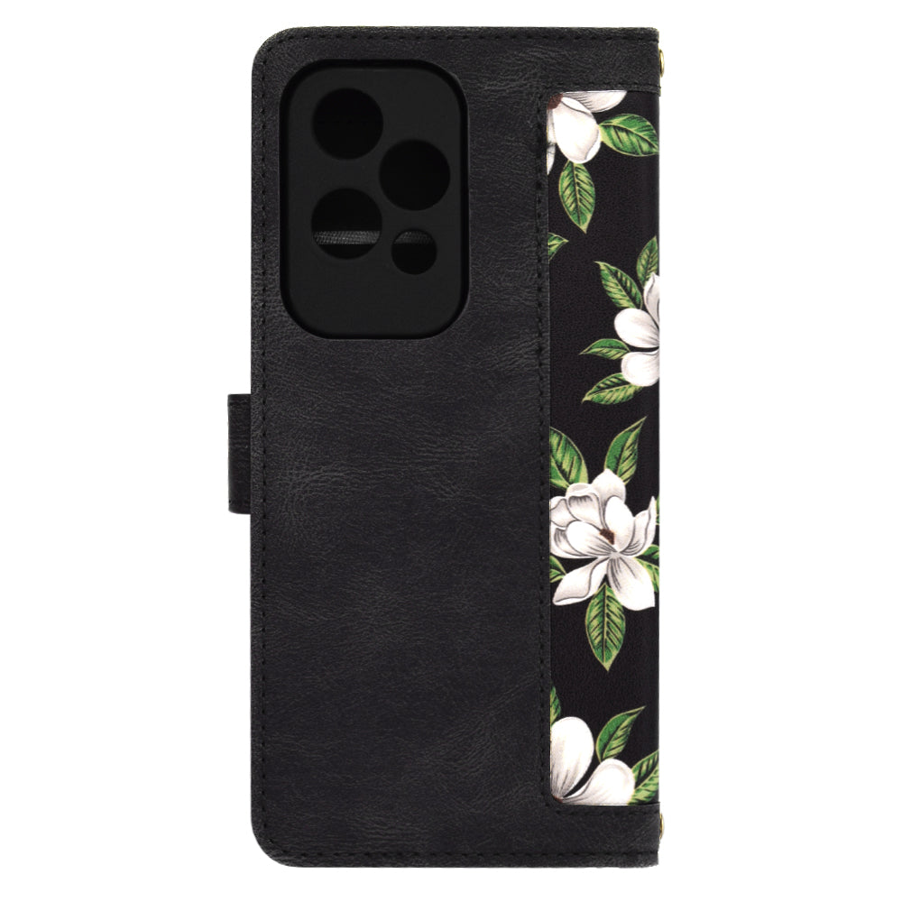 Husa de protectie Techsuit FlipCraft compatibil cu Honor 200 Lite, Flowers of the Dawn