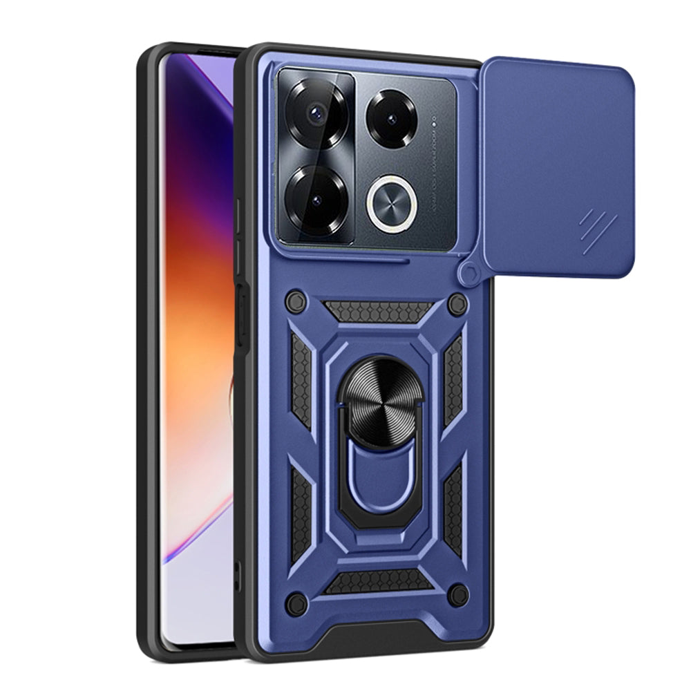 Husa de protectie Techsuit CamShield Series compatibil cu Infinix Note 40 Pro+, Albastru