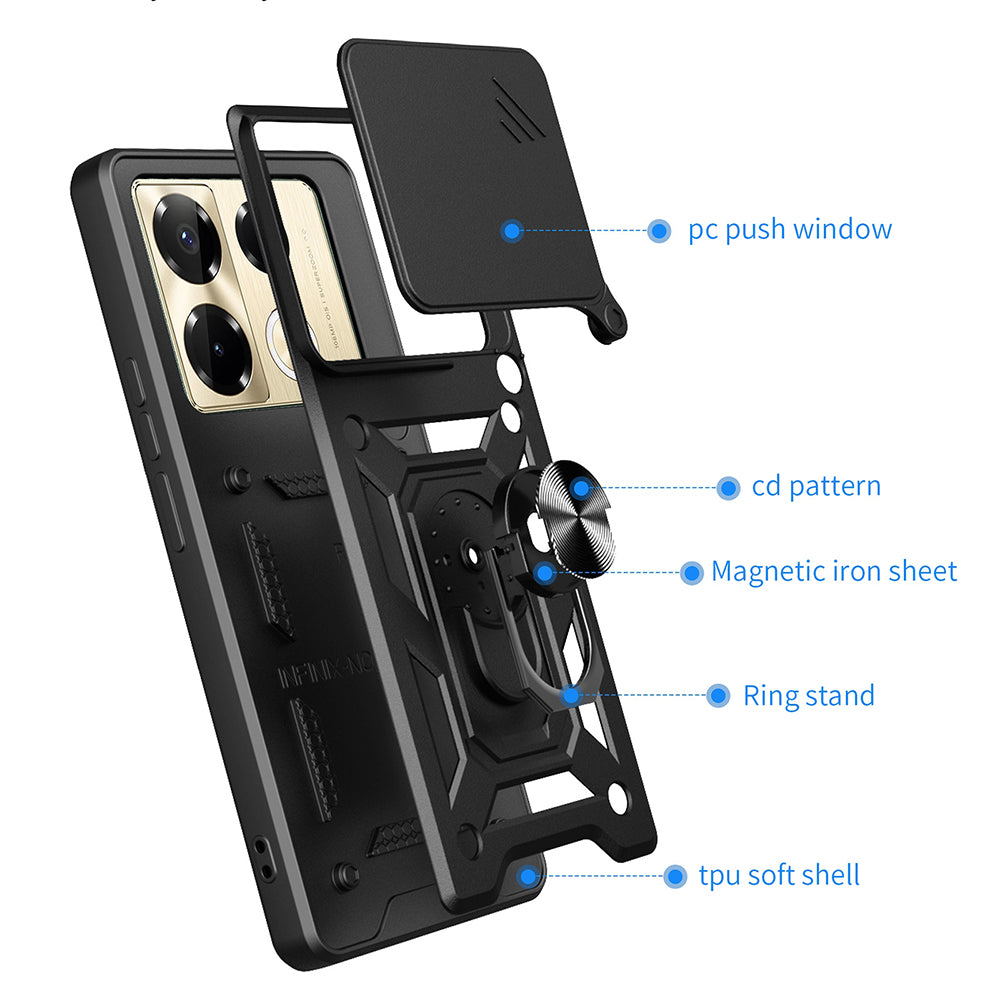 Husa de protectie Techsuit CamShield Series compatibil cu Infinix Note 40 Pro+, Verde