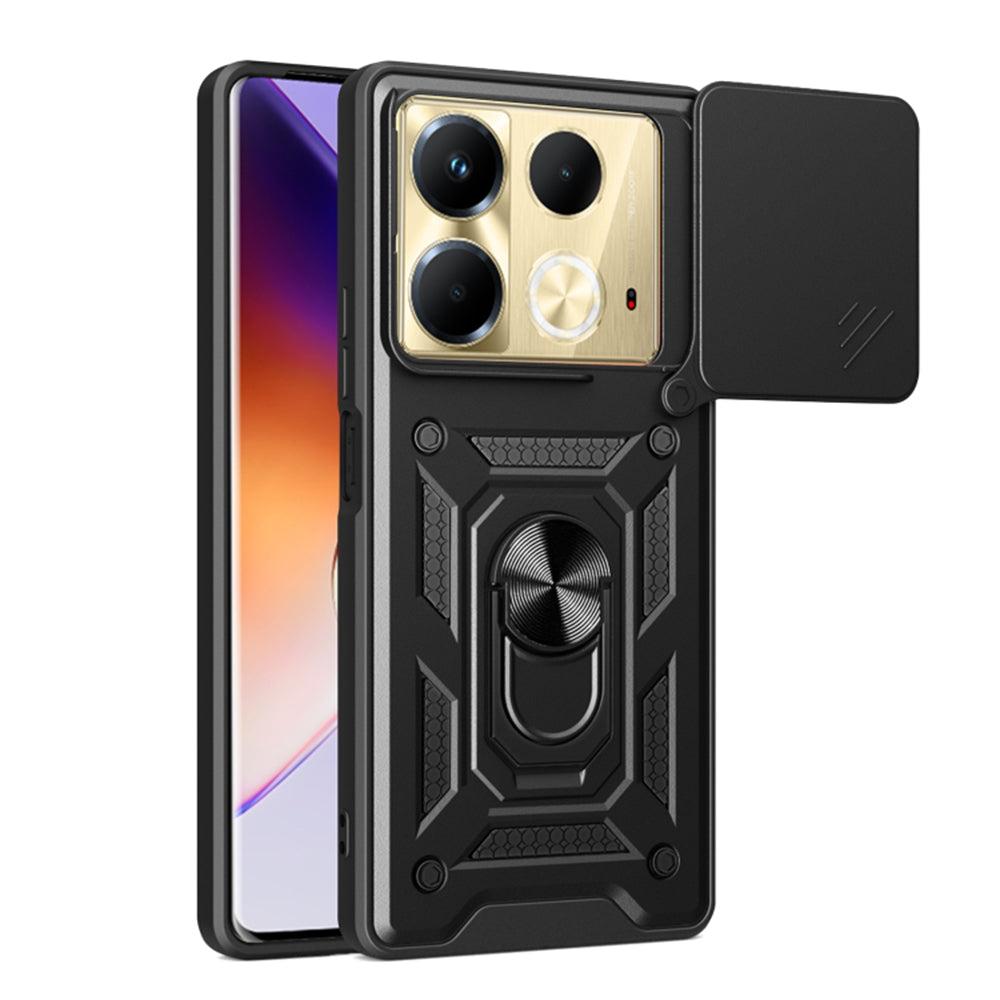 Husa de protectie Techsuit CamShield Series compatibil cu Infinix Note 40, Negru