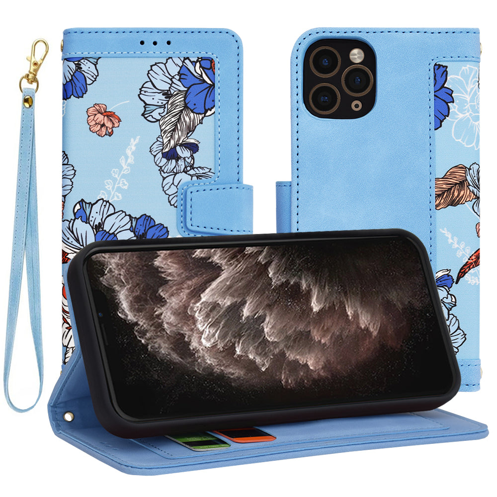 Husa de protectie Techsuit FlipCraft compatibil cu iPhone 11 Pro, Vibrant Blue