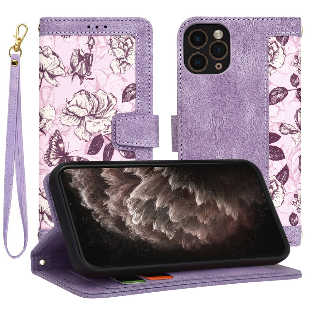 Husa de protectie Techsuit FlipCraft compatibil cu iPhone 11 Pro, Mysterious Purple