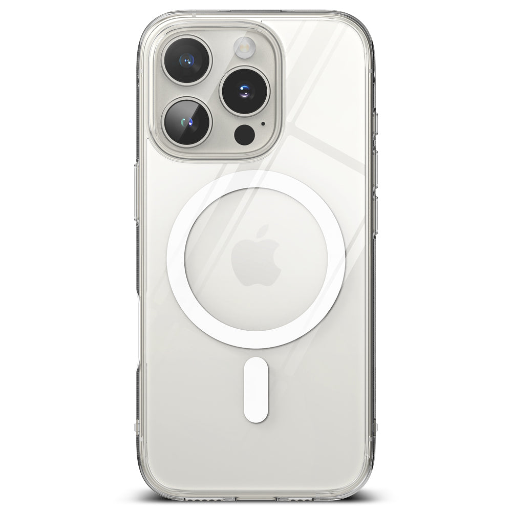 Husa de protectie Ringke Fusion MagSafe compatibil cu iPhone 16 Pro, Transparent