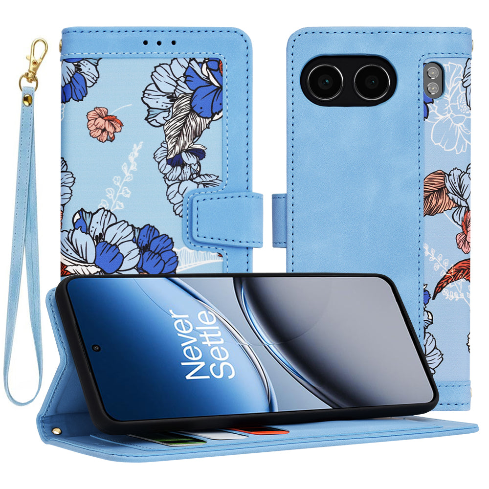 Husa de protectie Techsuit FlipCraft compatibil cu OnePlus Nord 4, Vibrant Blue