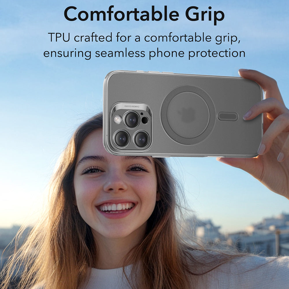 Husa de protectie ESR Zero HaloLock compatibil cu iPhone 16 Pro, Frosted Grey