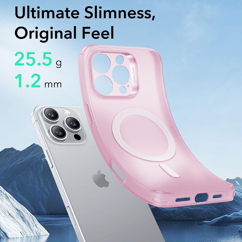 Husa de protectie ESR Zero HaloLock compatibil cu iPhone 16 Pro Max, Frosted Pink