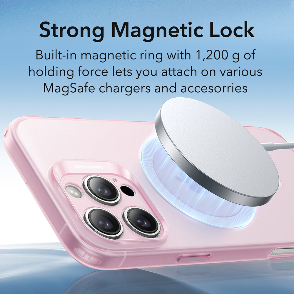 Husa de protectie ESR Zero HaloLock compatibil cu iPhone 16 Pro Max, Frosted Pink