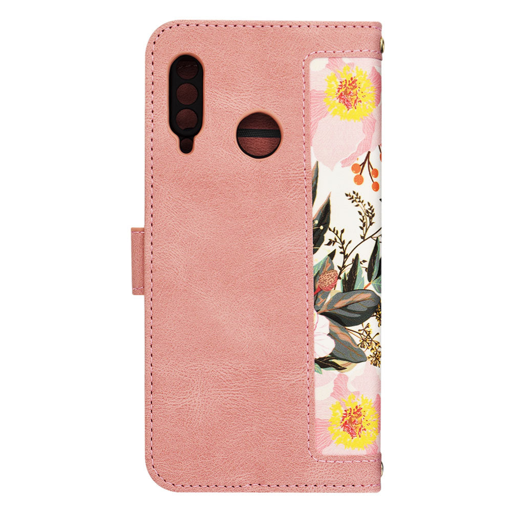 Husa de protectie Techsuit FlipCraft compatibil cu Huawei P30 Lite / P30 Lite New Edition, Sweetheart Pink