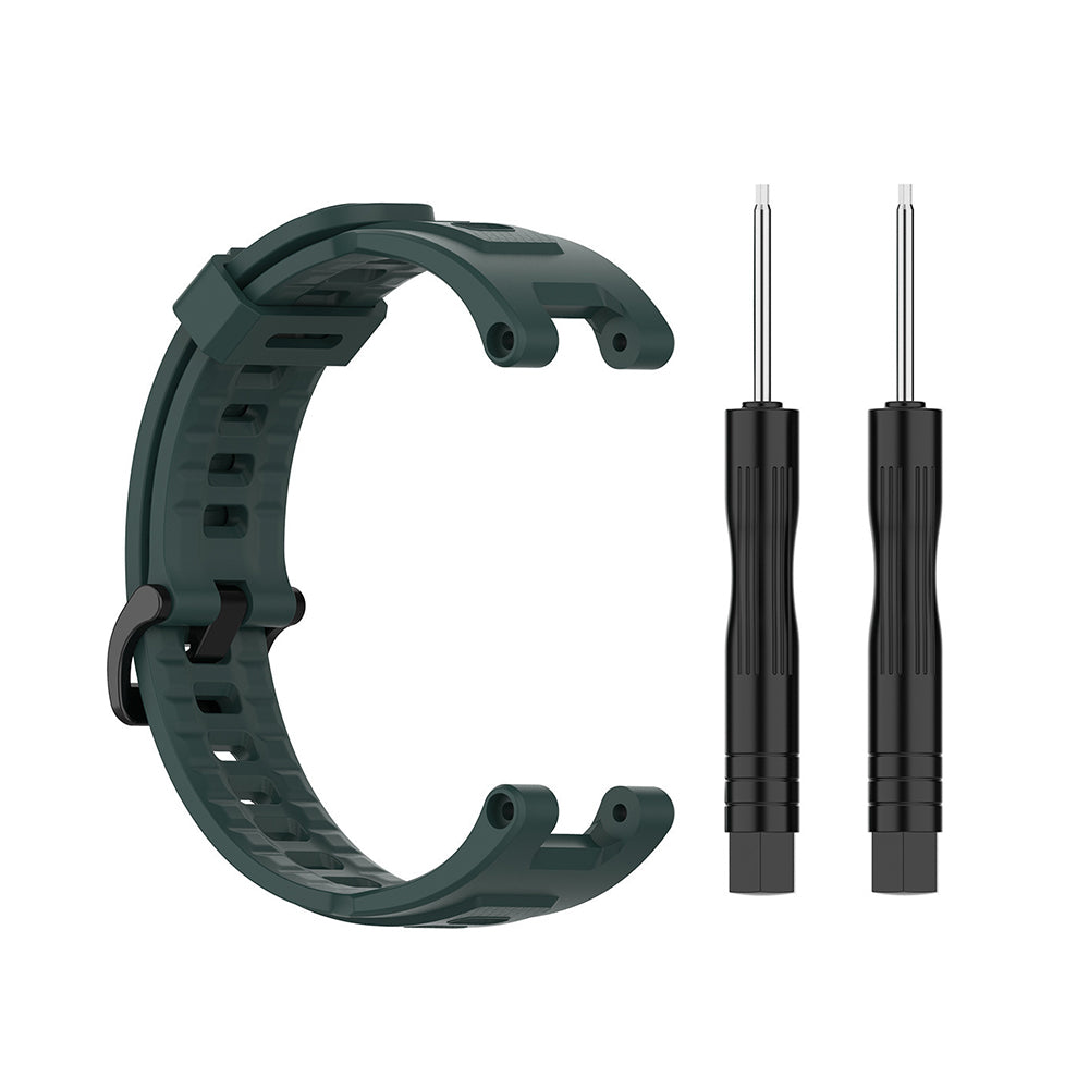 Curea smartwatch Techsuit Watchband (W067) compatibil cu Amazfit T-Rex / T-Rex Pro, Verde Inchis