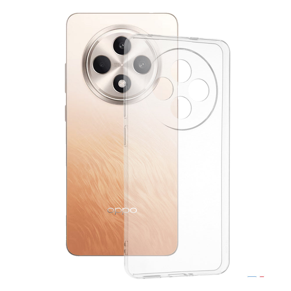 Husa de protectie Techsuit Clear Silicone compatibil cu Oppo Reno12 F 4G / Reno12 F 5G / Reno12 FS 4G / Reno12 FS 5G, Transparent