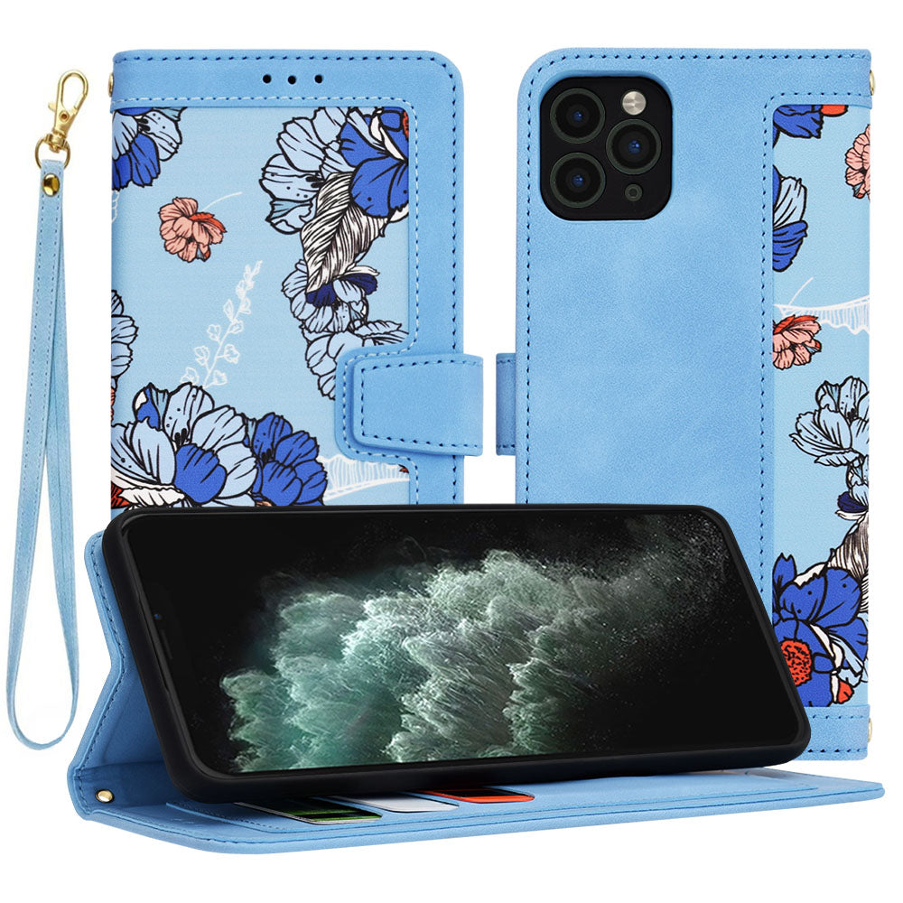 Husa de protectie Techsuit FlipCraft compatibil cu iPhone 11 Pro Max, Vibrant Blue