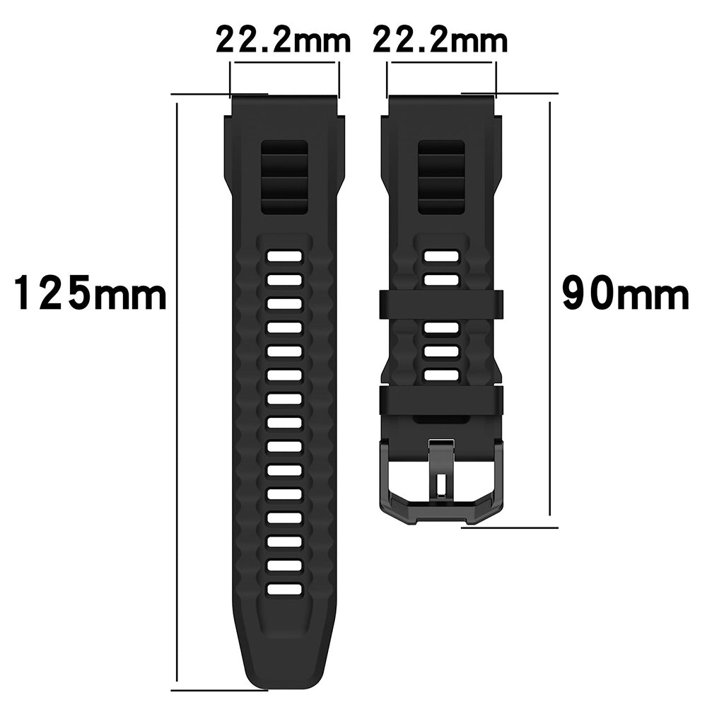 Curea smartwatch Techsuit Watchband (W067) compatibil cu Amazfit T-Rex Ultra, Bleumarin