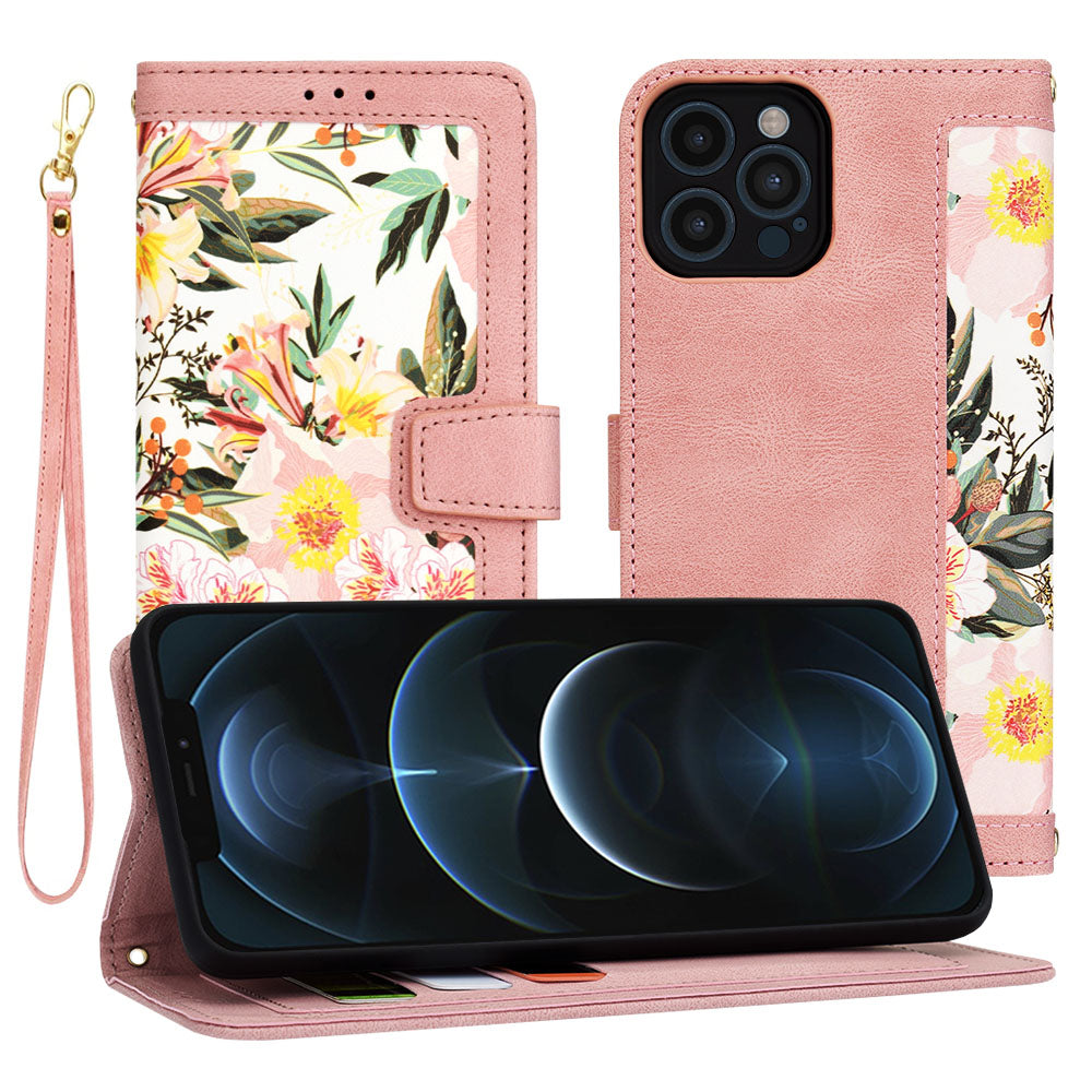 Husa de protectie Techsuit FlipCraft compatibil cu iPhone 12 Pro Max, Sweetheart Pink