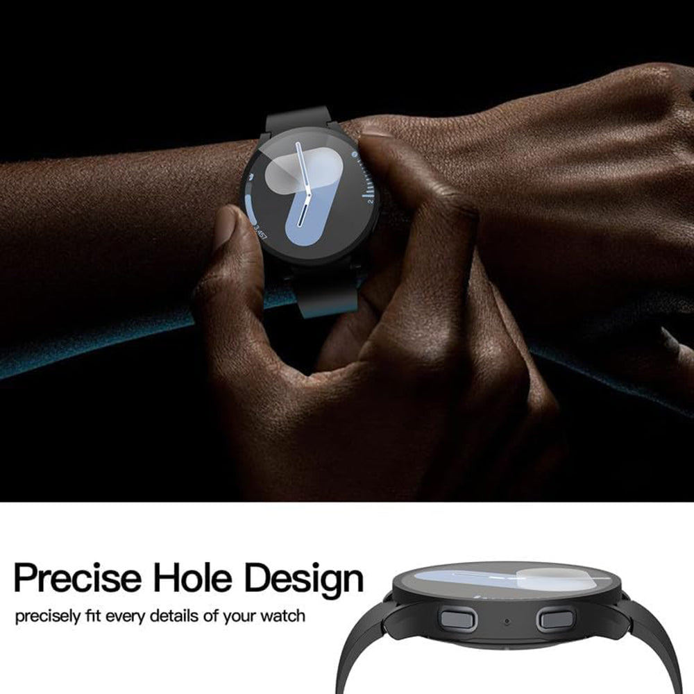 Folie de protectie smartwatch Techsuit Defense360 Pro + Screen Protector compatibil cu Samsung Galaxy Watch7 (44mm), Negru