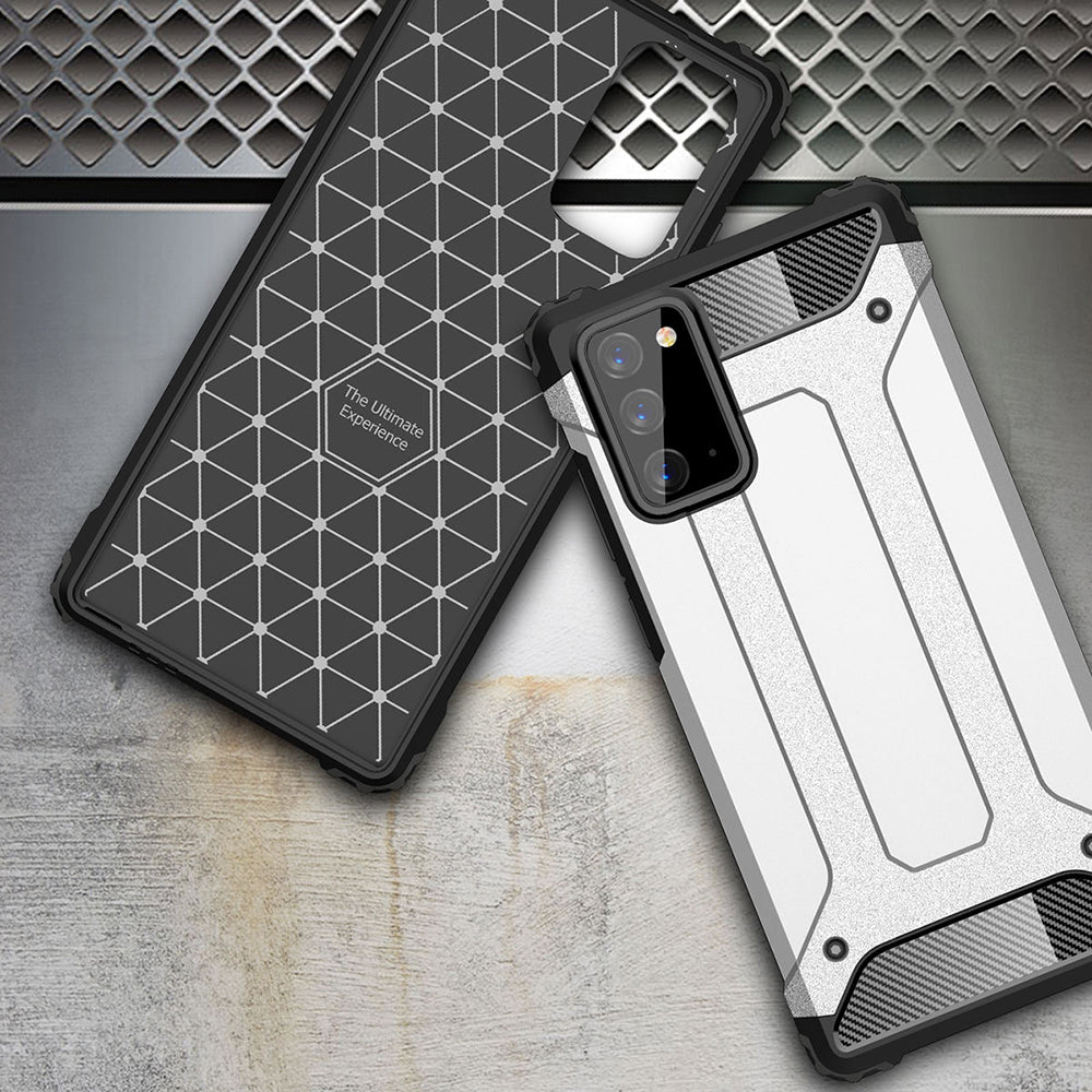 Husa de protectie Techsuit Hybrid Armor compatibil cu Samsung Galaxy Note 20 / Note 20 5G, Negru