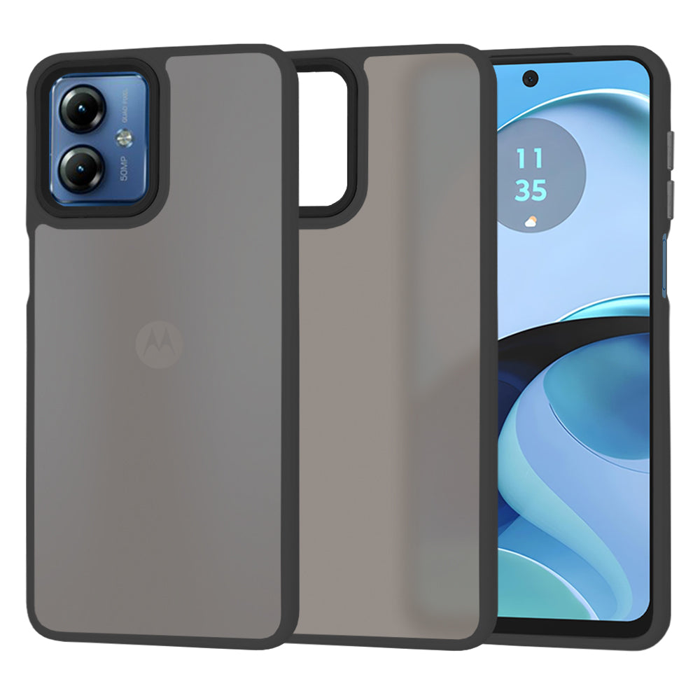 Husa de protectie Techsuit HaloFrost Series compatibil cu Motorola Moto G14, Negru