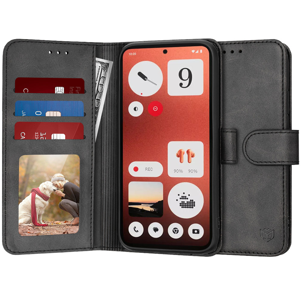 Husa de protectie Techsuit Diary Book compatibil cu Nothing CMF Phone 1, Negru