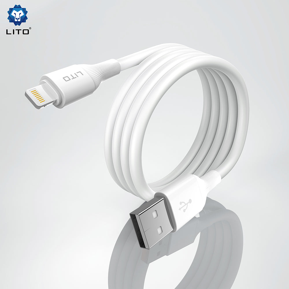 Cablu Lito (LD06V), USB to Micro-USB, 2.4A, PVC, 1m, Negru