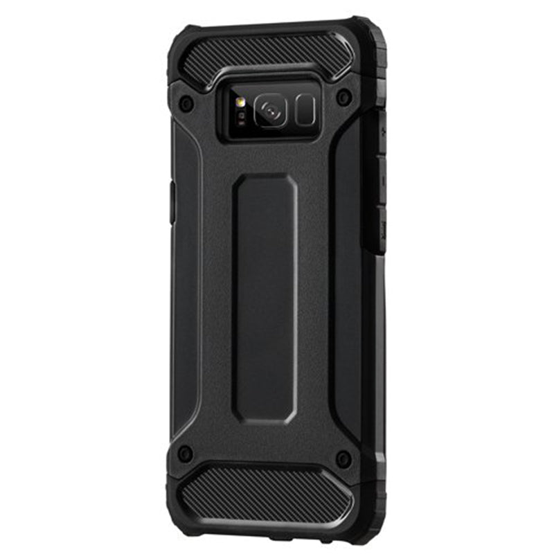 Husa de protectie Techsuit Hybrid Armor compatibil cu Samsung Galaxy S8, Negru