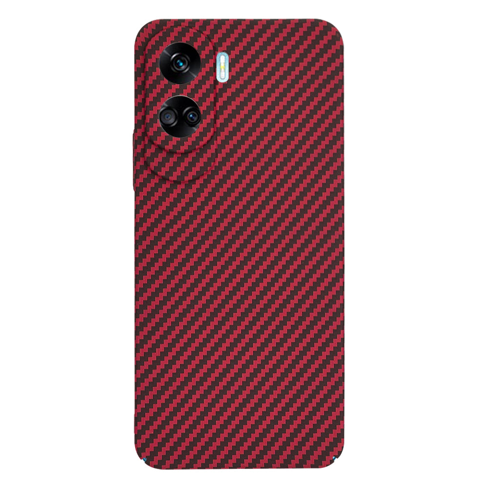 Husa de protectie Techsuit Carbonite FiberShell compatibil cu Honor 90 Lite, Rosu