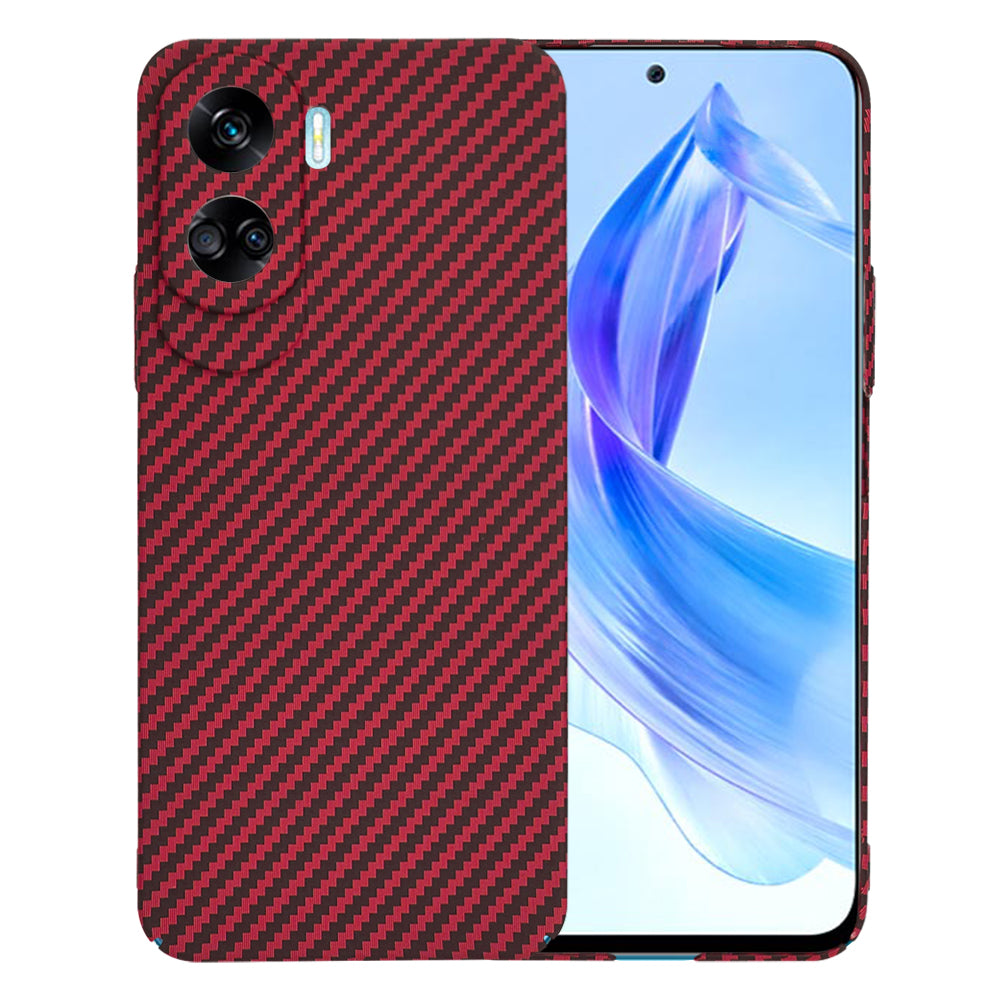 Husa de protectie Techsuit Carbonite FiberShell compatibil cu Honor 90 Lite, Rosu