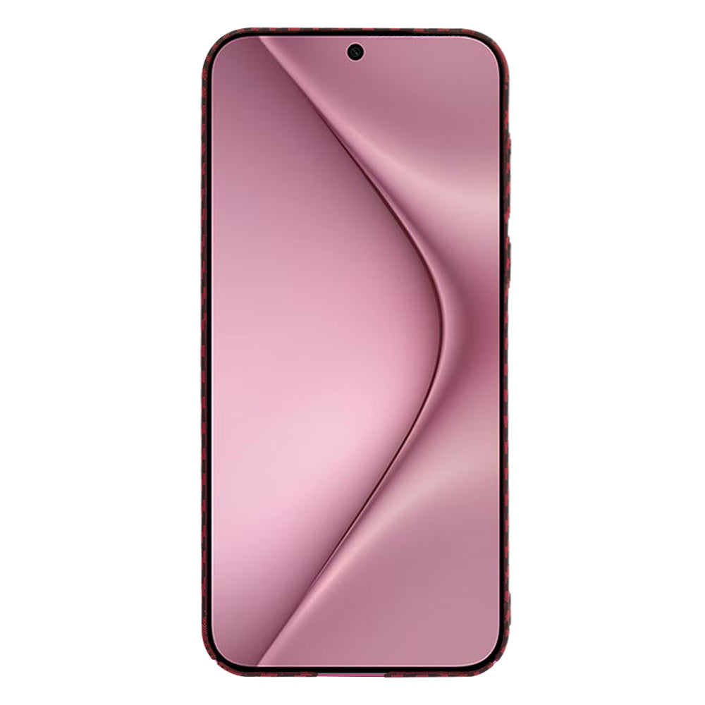 Husa de protectie Techsuit Carbonite FiberShell compatibil cu Huawei Pura 70, Rosu
