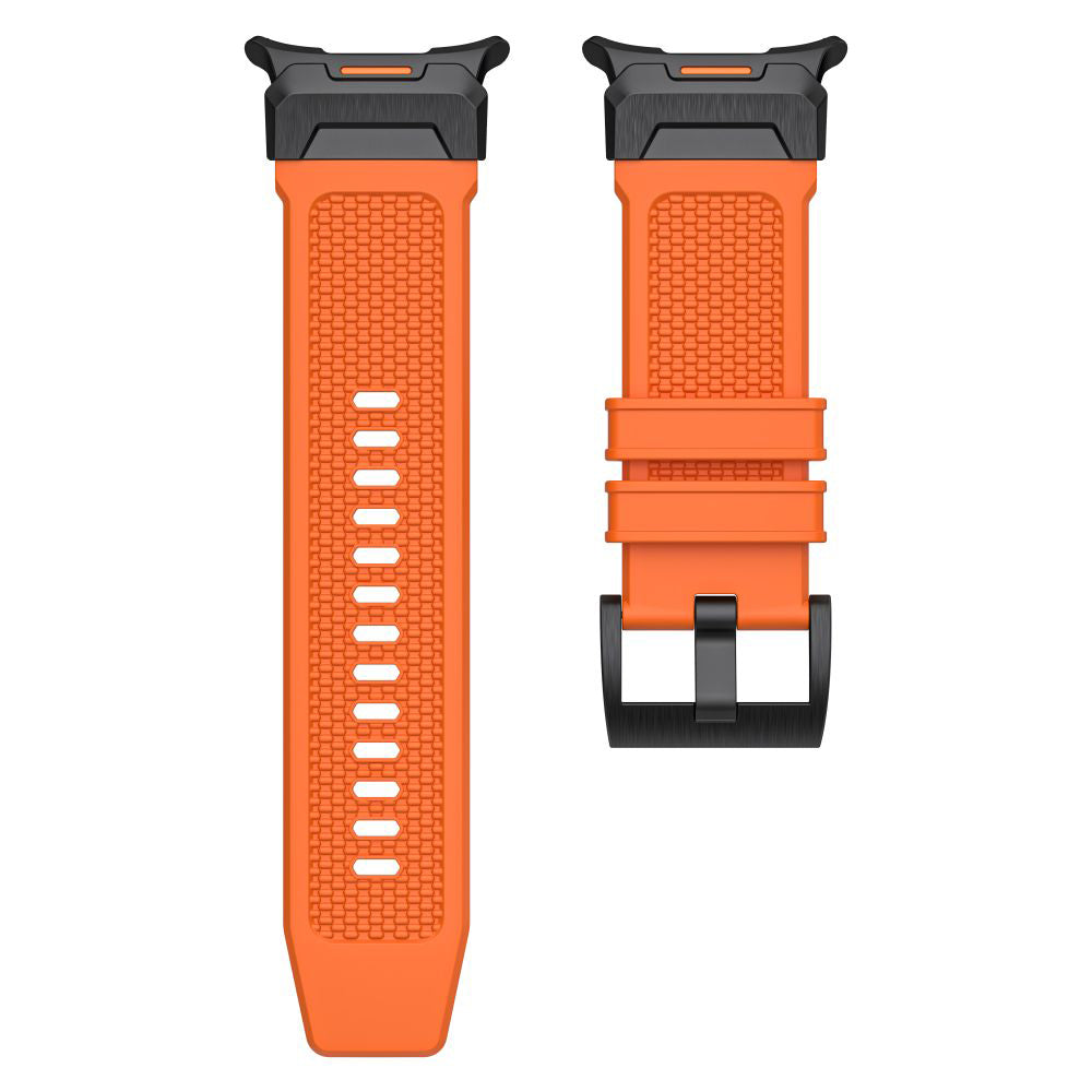 Curea smartwatch Techsuit Watchband (W068) compatibil cu Samsung Galaxy Watch Ultra 47mm / Watch Ultra 2, Portocaliu / Black