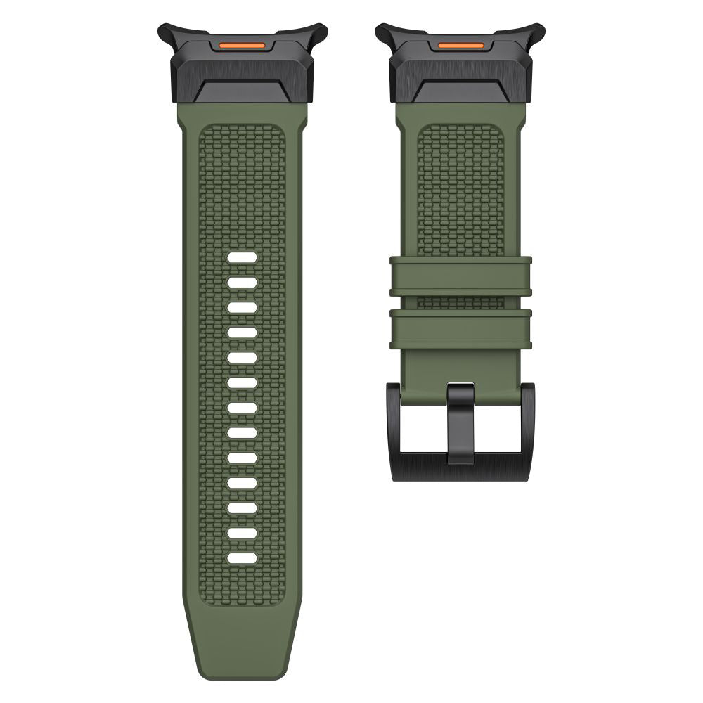 Curea smartwatch Techsuit Watchband (W068) compatibil cu Samsung Galaxy Watch Ultra 47mm / Watch Ultra 2, Verde / Black