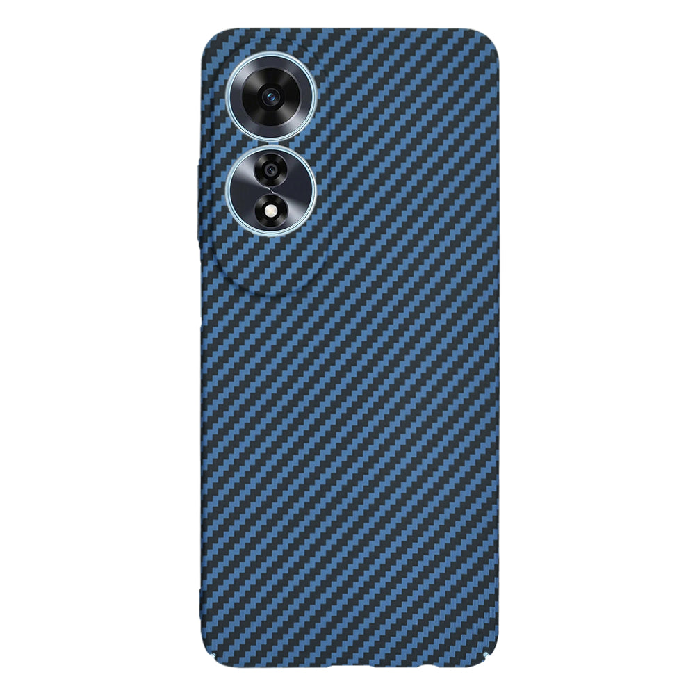 Husa de protectie Techsuit Carbonite FiberShell compatibil cu Oppo A60 4G, Cyan